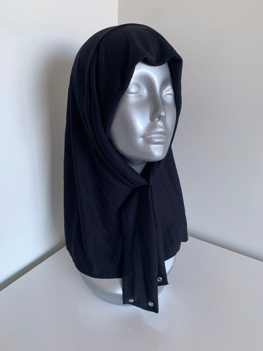 Hijab cagoule à pression