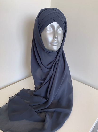 Hijab à nouer 3 bandes