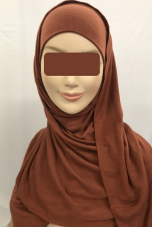 Hijab prêt à enfiler simple tout viscose