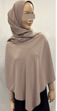 Hijab cape avec châle intégré