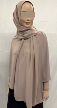 Hijab cape avec châle intégré