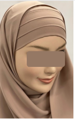 hijab soie de médine 3 plis