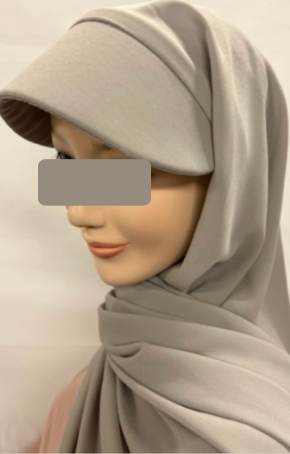 Hijab casquette