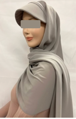 Hijab casquette