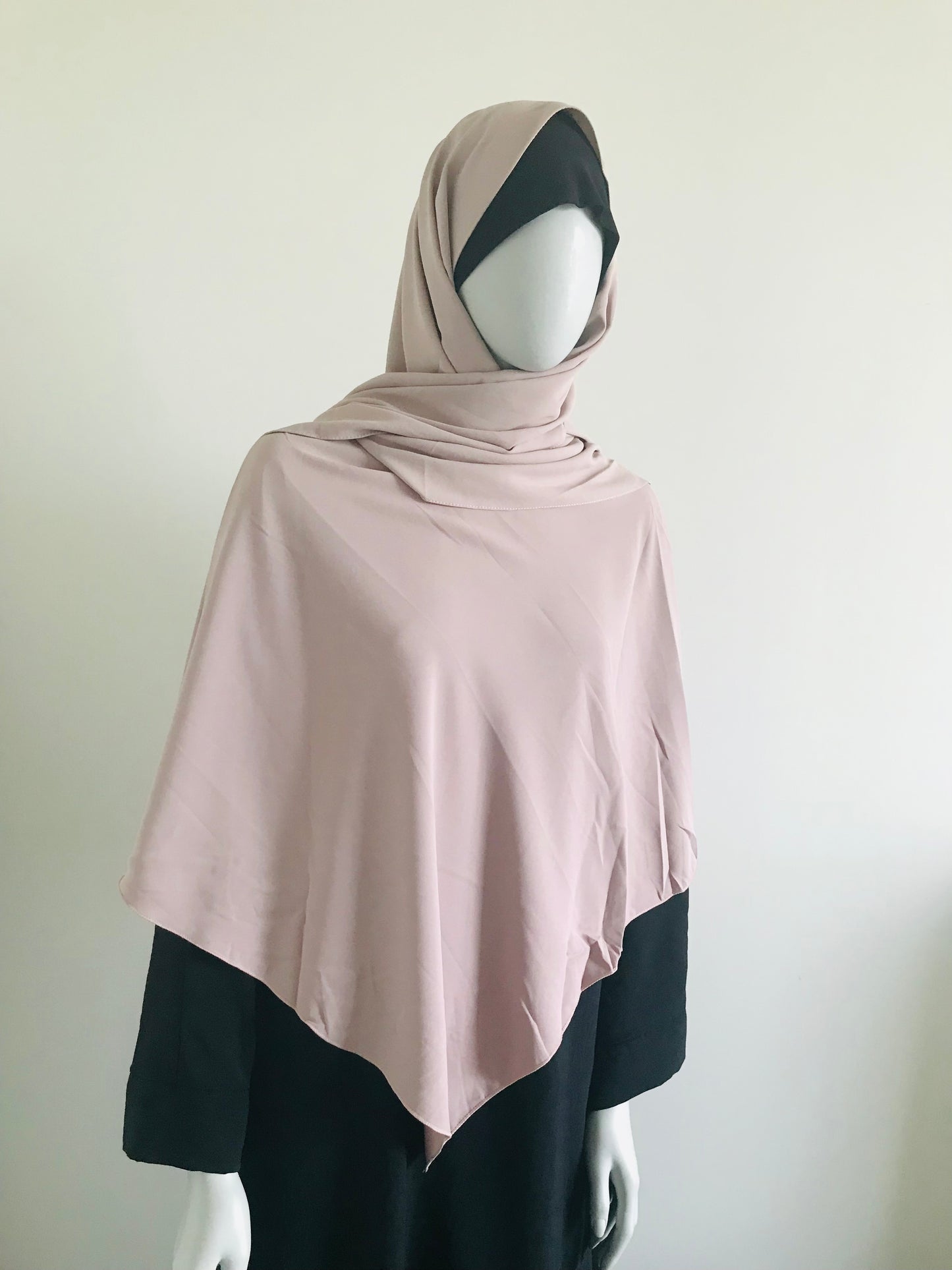 Hijab cape avec châle intégré