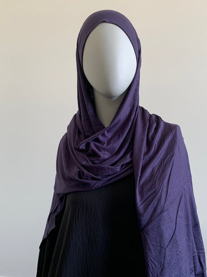 Hijab prêt à enfiler simple tout viscose