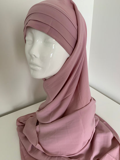 3 ply Medina silk hijab