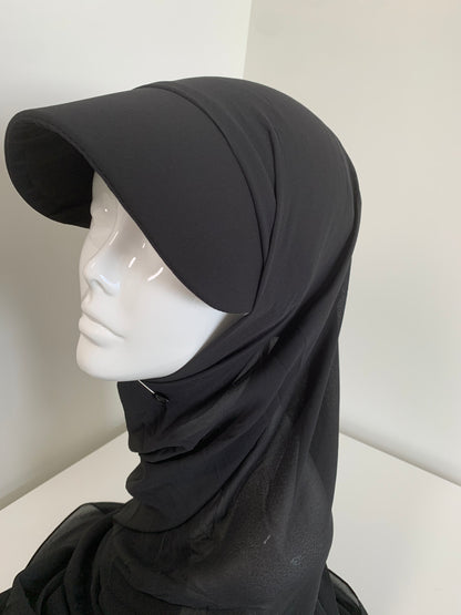 Hijab casquette